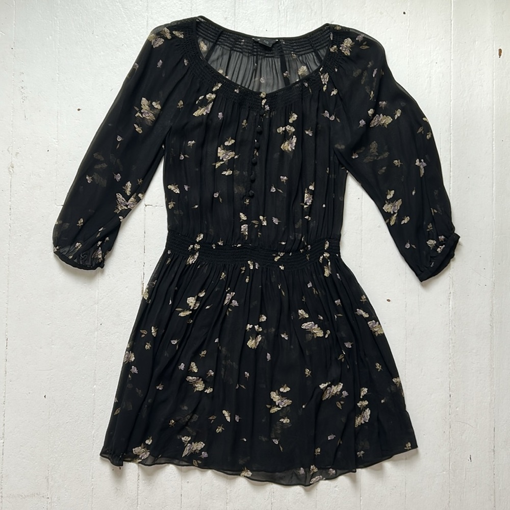 Club Monaco Sheer Dress